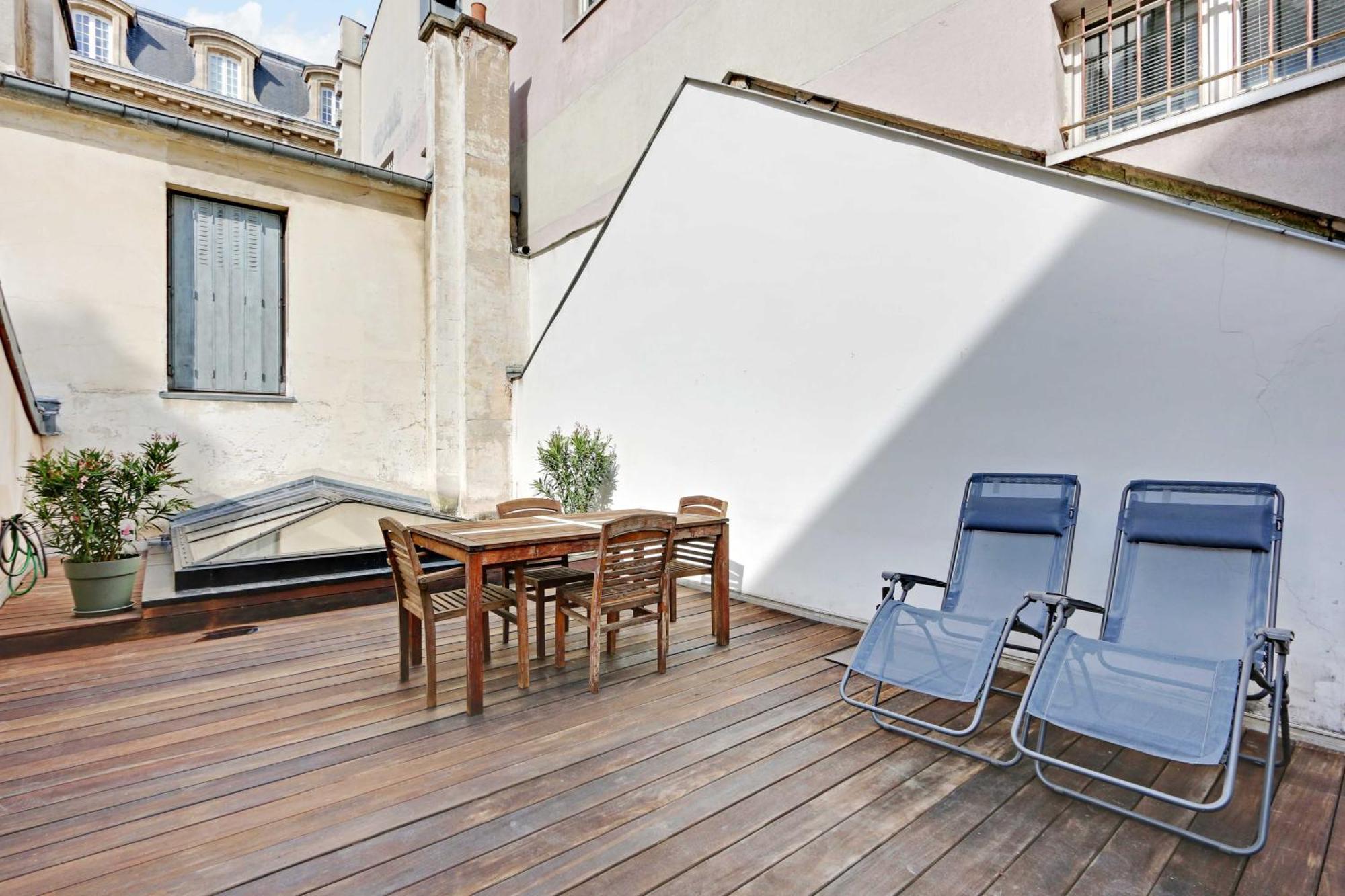 Cozy Avec Terrace - 2br-4p - Centre De Appartamento Parigi